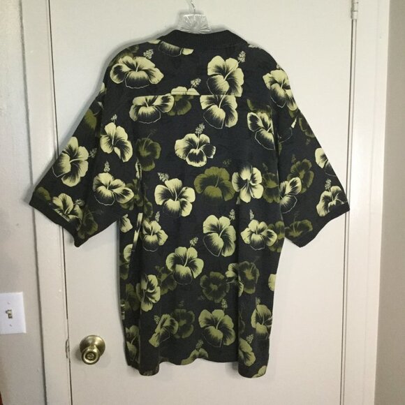 Tommy Bahama Tropical Hibuscus Silk Blend Polo Shirt - Picture 6 of 7